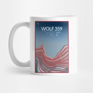 Wolf 359 Space Poster Mug